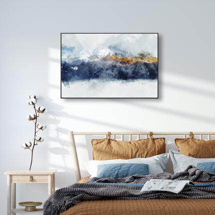 Wall Art - Abstract Sunlight Mountains - Canvas Prints-Poster Prints