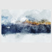 Wall Art - Abstract Sunlight Mountains - Canvas Prints-Poster Prints