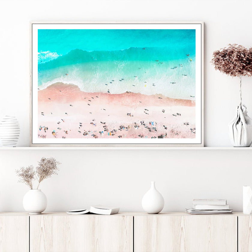 Wall Art - Aerial Beach - Canvas Prints-Poster Prints