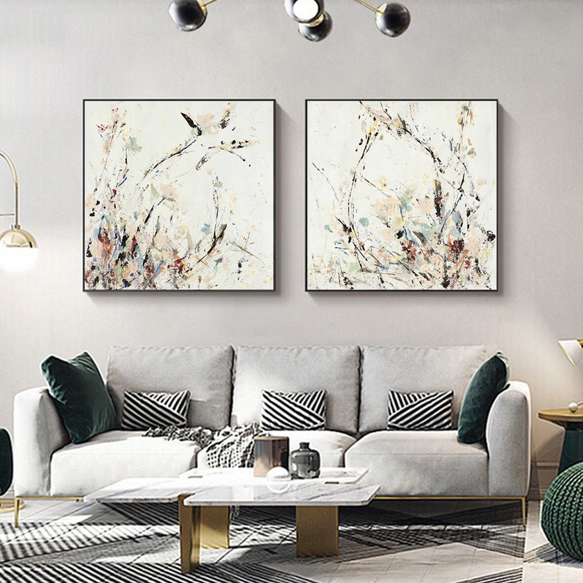 Wall Art - Afternoon Walk 2 sets by Jodi Maas - Canvas Prints-Poster Prints
