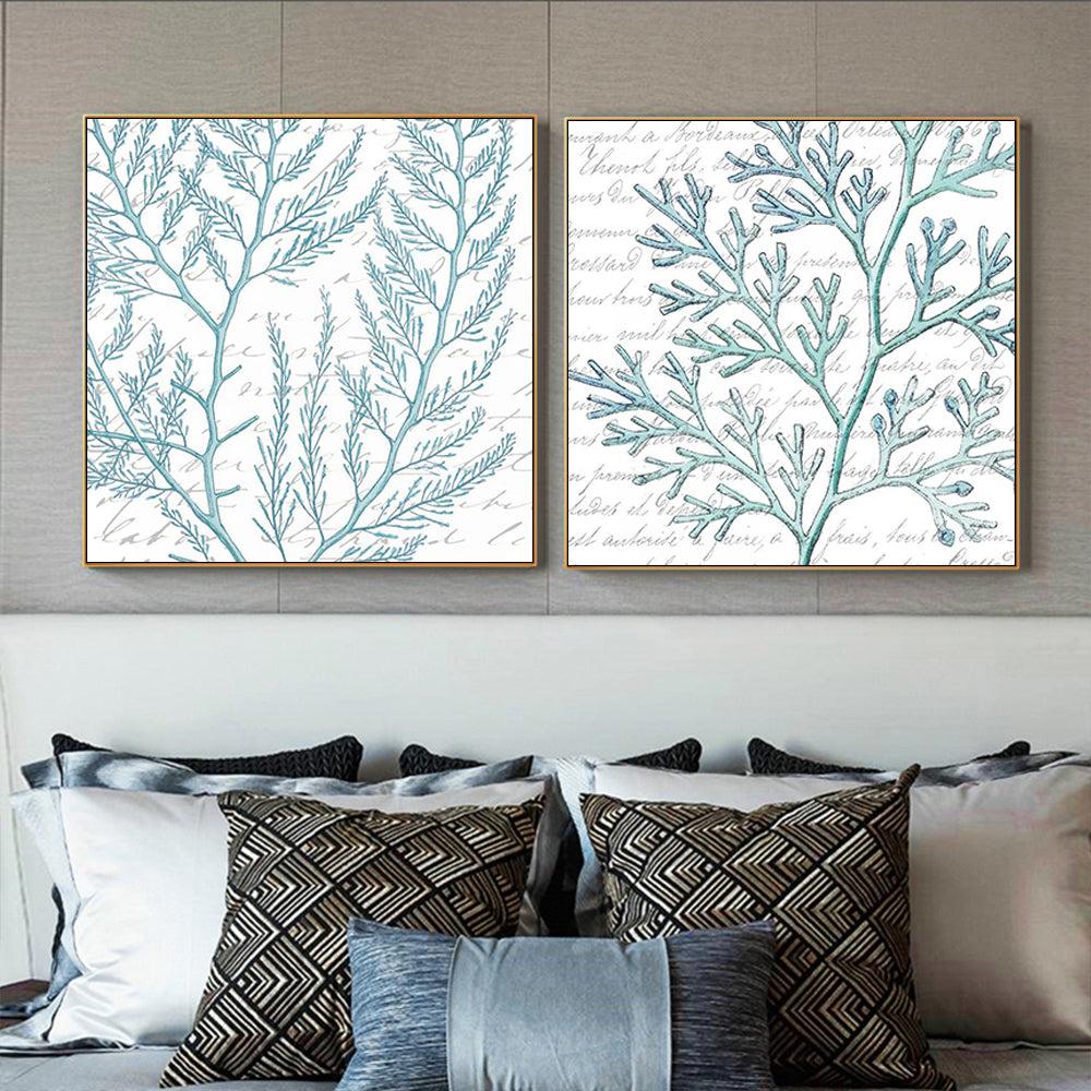 Wall Art - Algae (2 sets)- Canvas Prints-Poster Prints