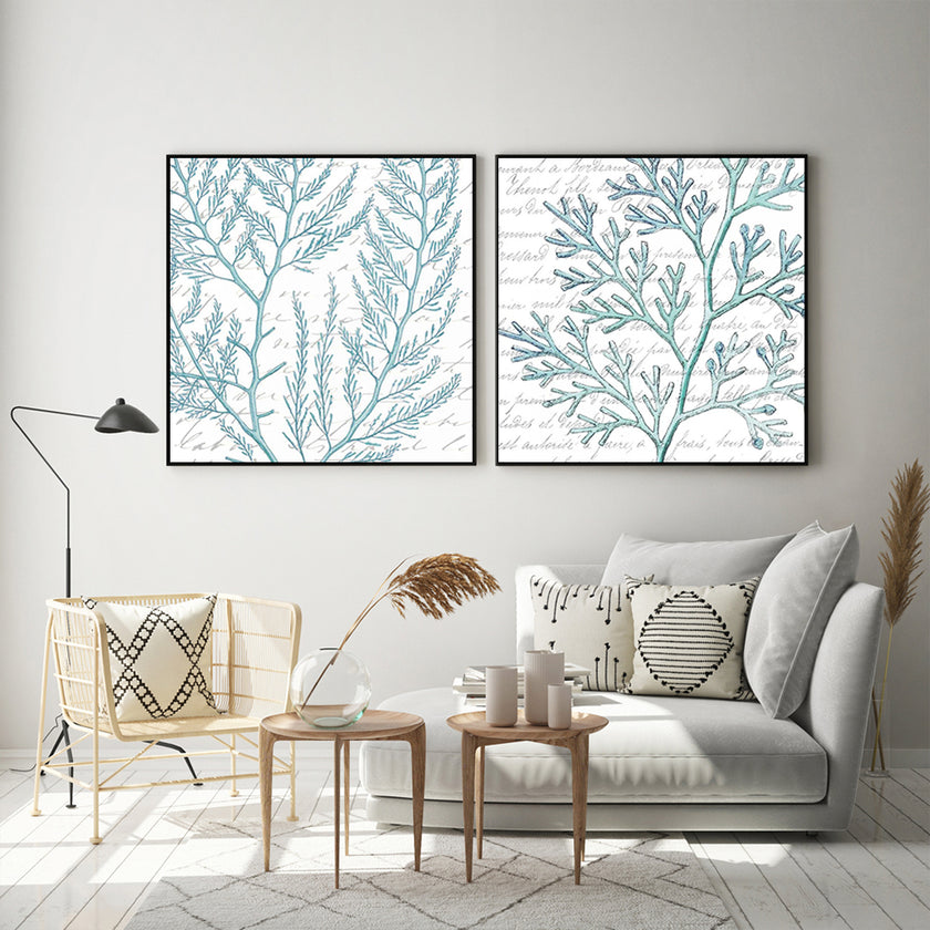Wall Art - Algae (2 sets)- Canvas Prints-Poster Prints