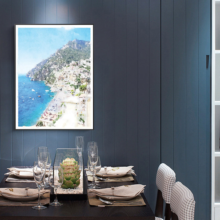 Wall Art - Amalfi Coast Positano Italy - Canvas Prints-Poster Prints