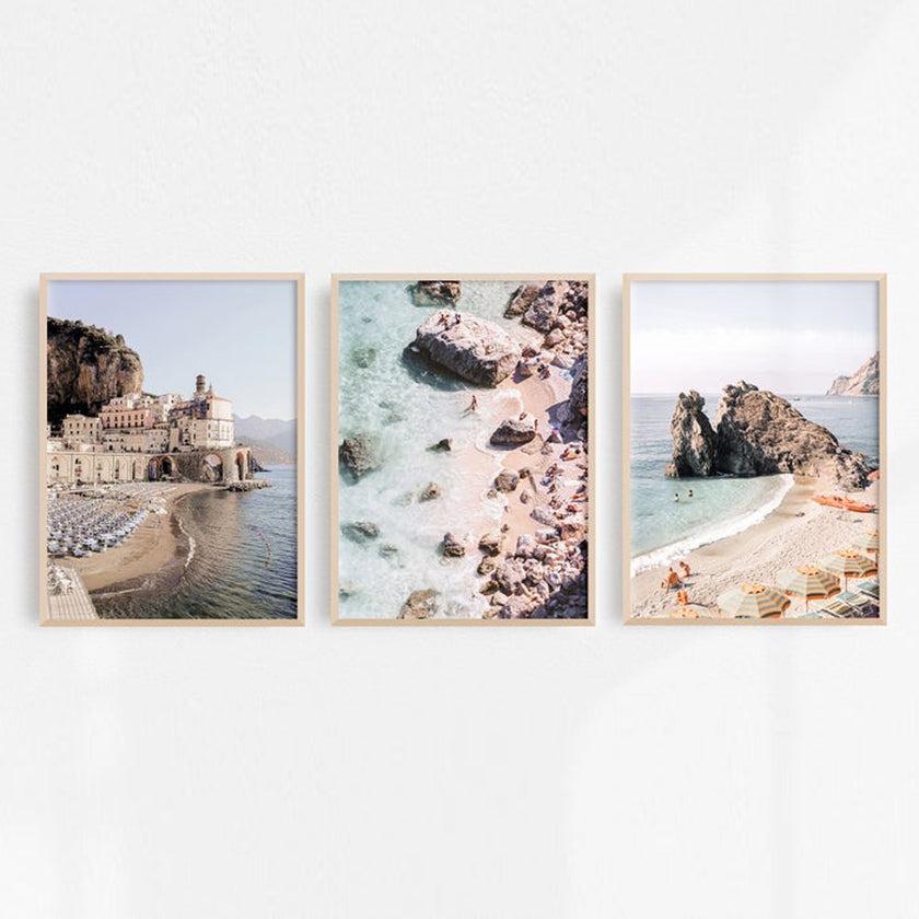 Landscape Art prints - Amalfi Coast - Poster Prints -Canvas Prints
