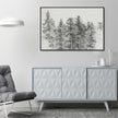 Wall Art - Antique Pine Tree Forest Sketch - Canvas Prints-Poster Prints