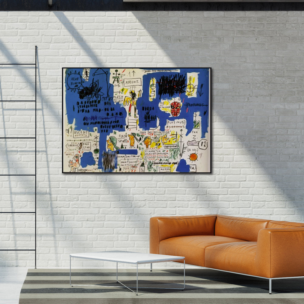 Wall Art - Ascent By Jean Michel Basquiat - Canvas Prints-Poster Prints