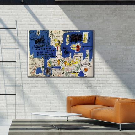 Wall Art - Ascent By Jean Michel Basquiat - Canvas Prints-Poster Prints