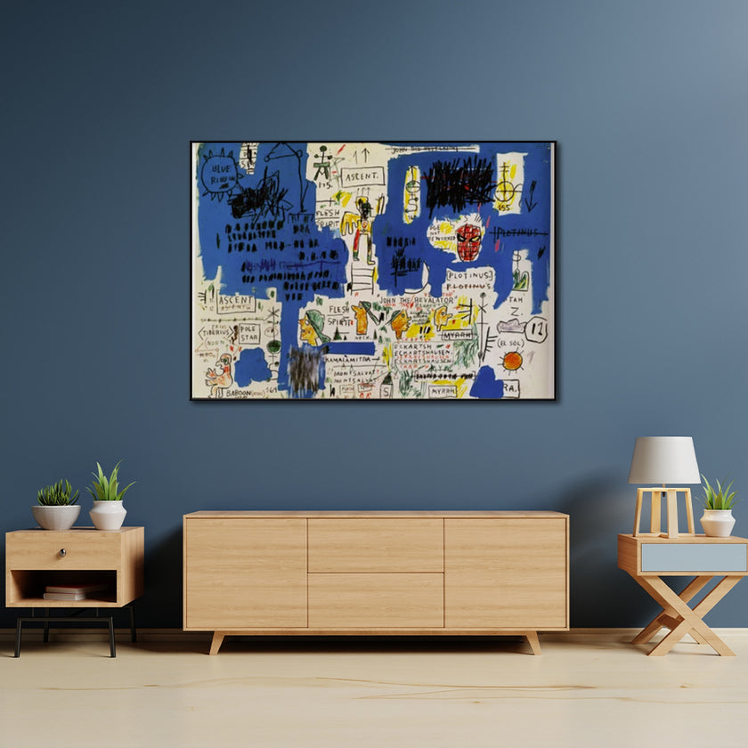Wall Art - Ascent By Jean Michel Basquiat - Canvas Prints-Poster Prints