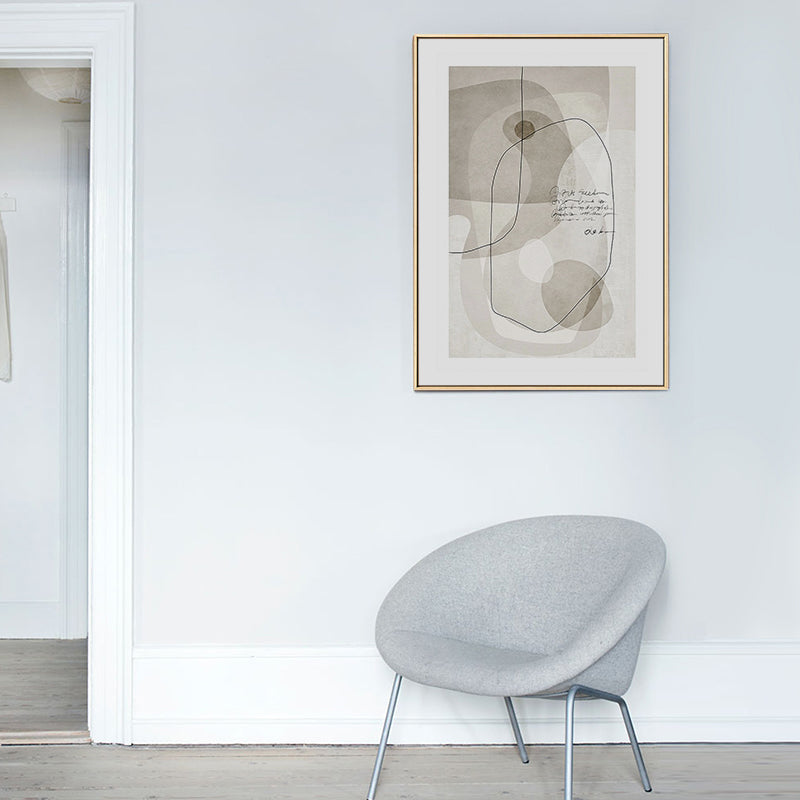 Wall art - Beige Graphics 2 sets- Canvas Prints- Poster Prints