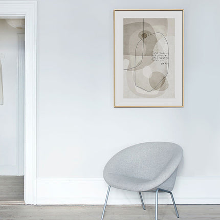 Wall art - Beige Graphics 2 sets- Canvas Prints- Poster Prints