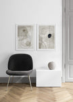 Wall art - Beige Graphics 2 sets- Canvas Prints- Poster Prints