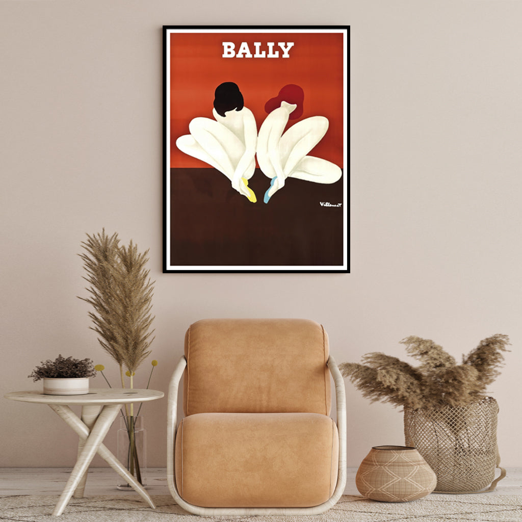 Wall Art - Bally Lotus by Villemot - Canvas Prints-Poster Prints