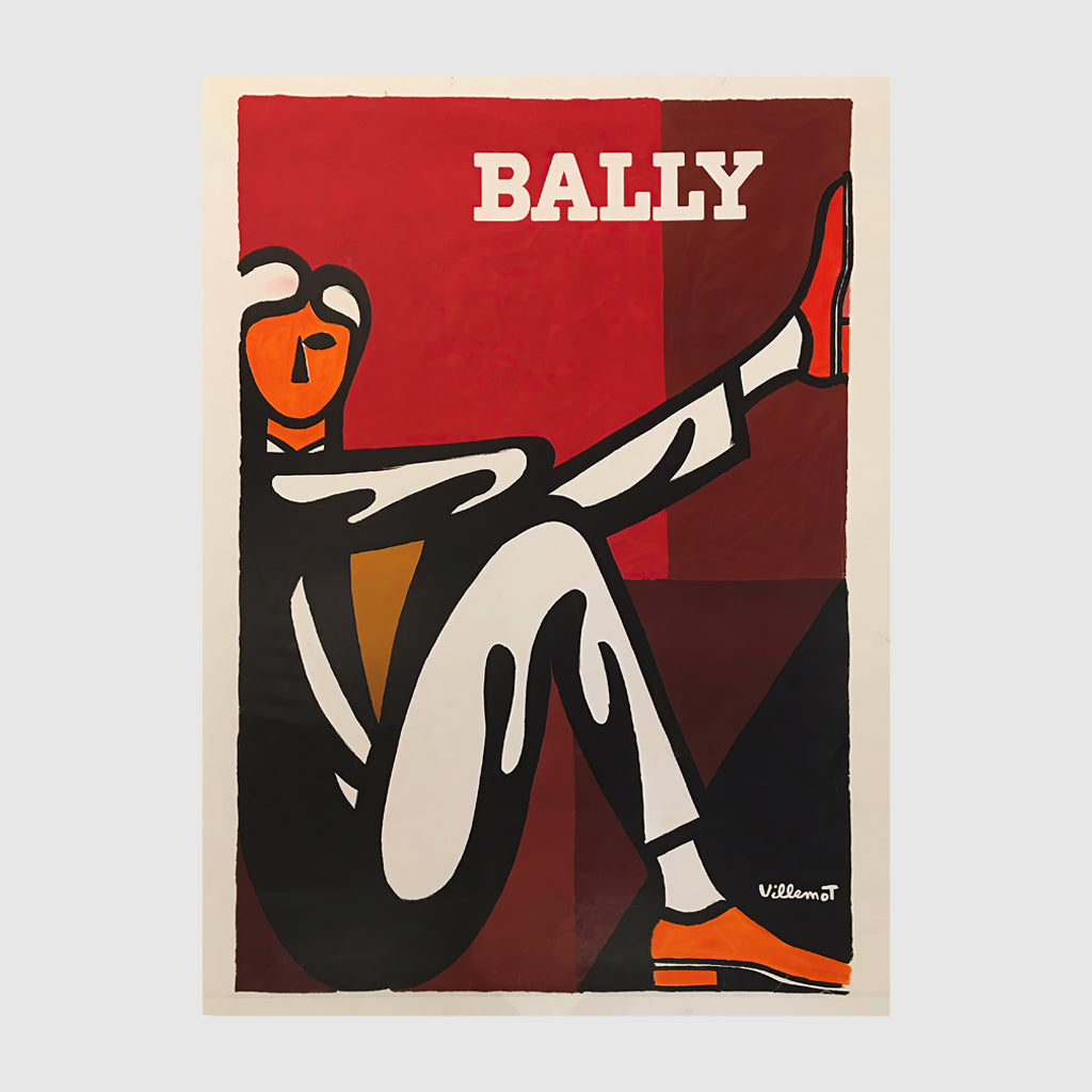 Wall Art - Bally Man by Villemot - Canvas Prints-Poster Prints