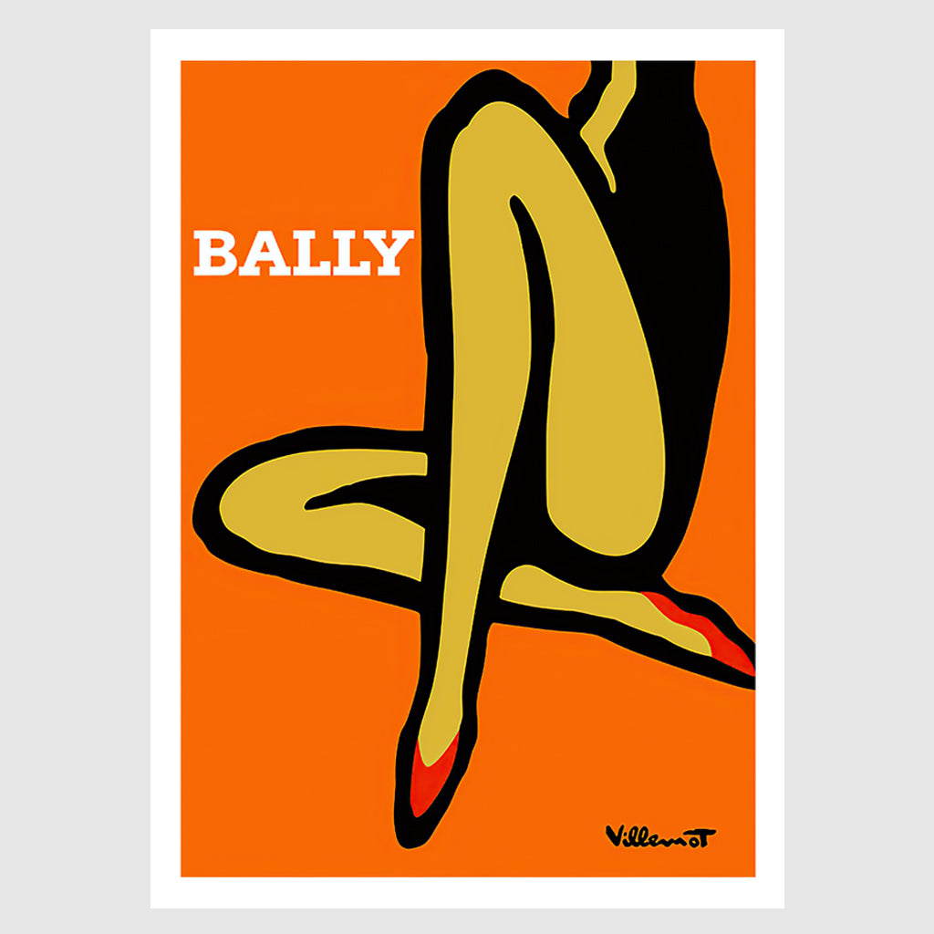 Wall Art - Bally Orange Legs - Canvas Prints-Poster Prints