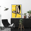 Wall Art - Bally Yellow Legs - Canvas Prints-Poster Prints