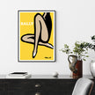 Wall Art - Bally Yellow Legs - Canvas Prints-Poster Prints