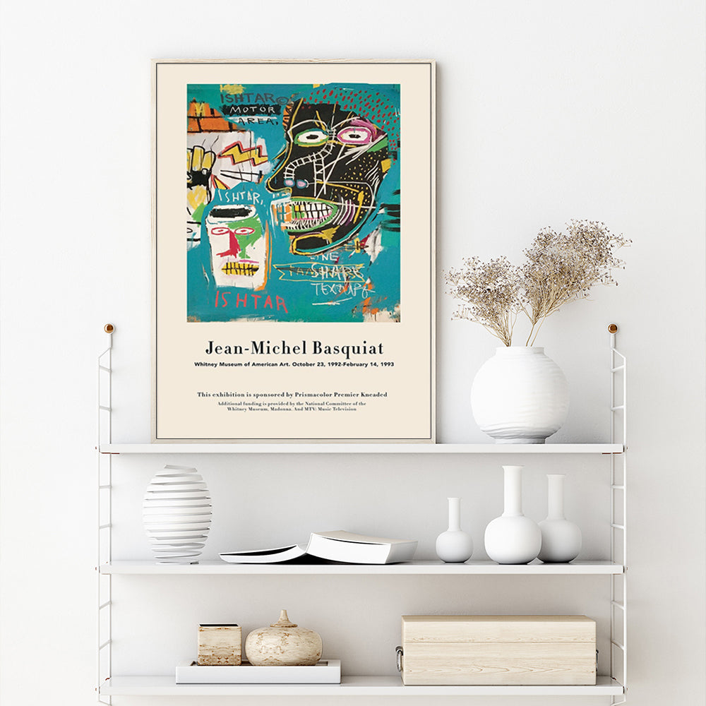 Wall Art - Basquiat Ishtar - Canvas Prints-Poster Prints