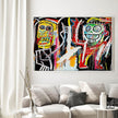 Wall Art - Basquiat Street Art - Canvas Prints-Poster Prints