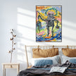 Wall Art - Basquiat Fishing 1981 - Canvas Prints-Poster Prints