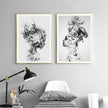 Wall art - Beautiful Girl 2 sets- Canvas Prints- Poster Prints