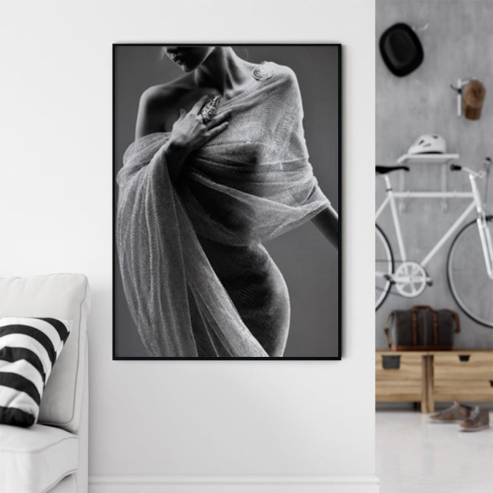 Wall Art - Beautiful Naked Woman - Canvas Prints-Poster Prints