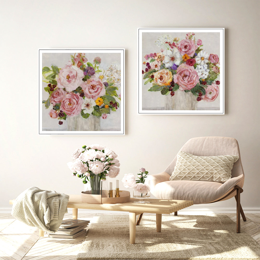 Wall Art - Becoming Blush (2 sets)- Canvas Prints-Poster Prints