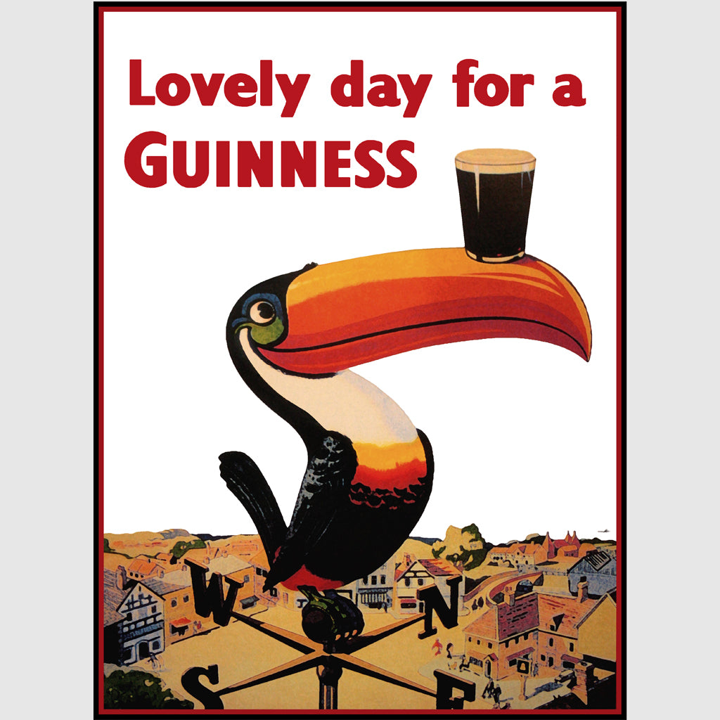 Wall Art - Beer Lovely Day For A Guinness - Canvas Prints-Poster Prints