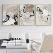 Wall Art  - Modern Abstract Beige 3 Sets - Poster Prints -Canvas Prints