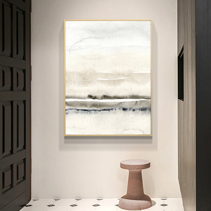 Wall Art - Abstract Beige And Grey I - Canvas Prints-Poster Prints