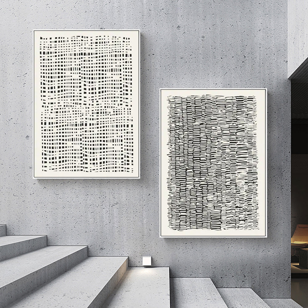 Wall art - Beige Creme Neutral Modern Art (2 sets)- Canvas Prints- Poster Prints