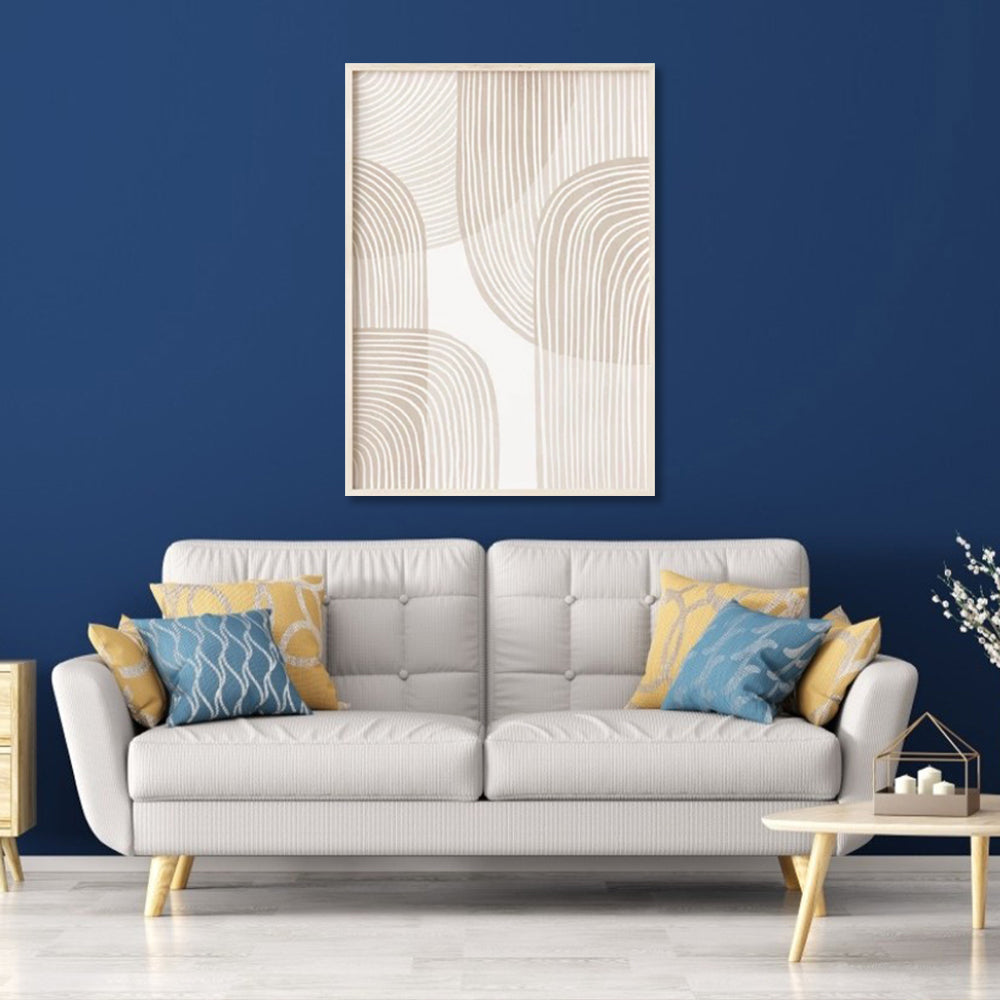 Wall Art - Beige Geometric - Canvas Prints-Poster Prints