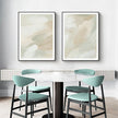Wall art - Beige and Sage Green (2 sets)- Canvas Prints- Poster Prints