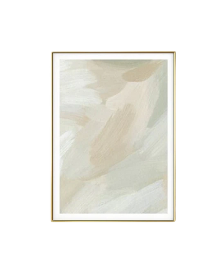 Wall Art - Beige and Sage green single  - Canvas Prints-Poster Prints