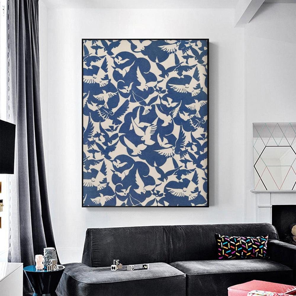 Wall Art - Bird Pattern - Canvas Prints-Poster Prints