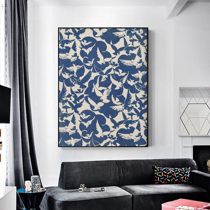 Wall Art - Bird Pattern - Canvas Prints-Poster Prints