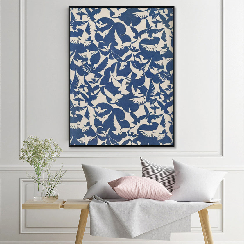 Wall Art - Bird Pattern - Canvas Prints-Poster Prints