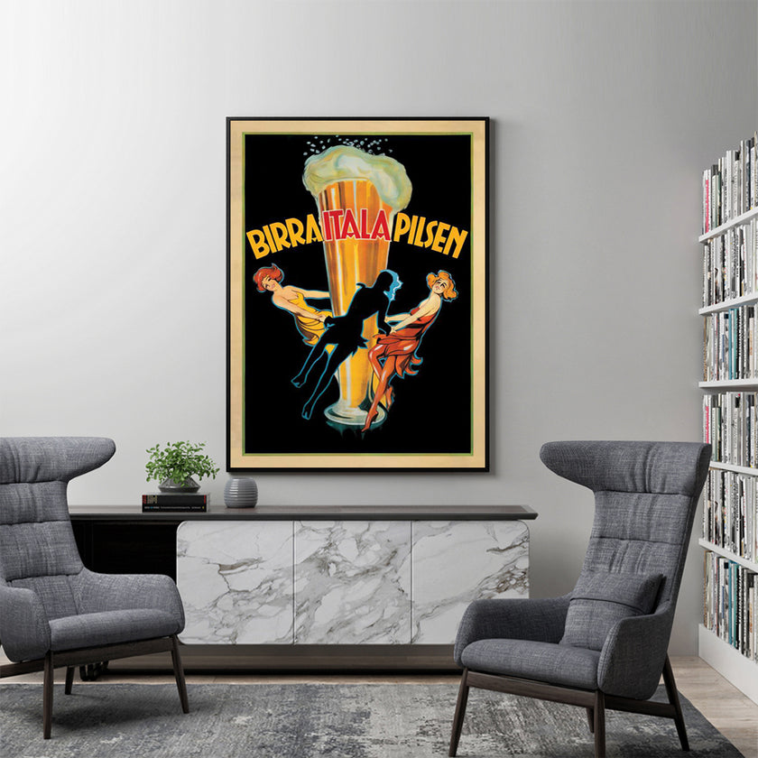 Wall Art - Birra Itala Pilsen - Canvas Prints-Poster Prints