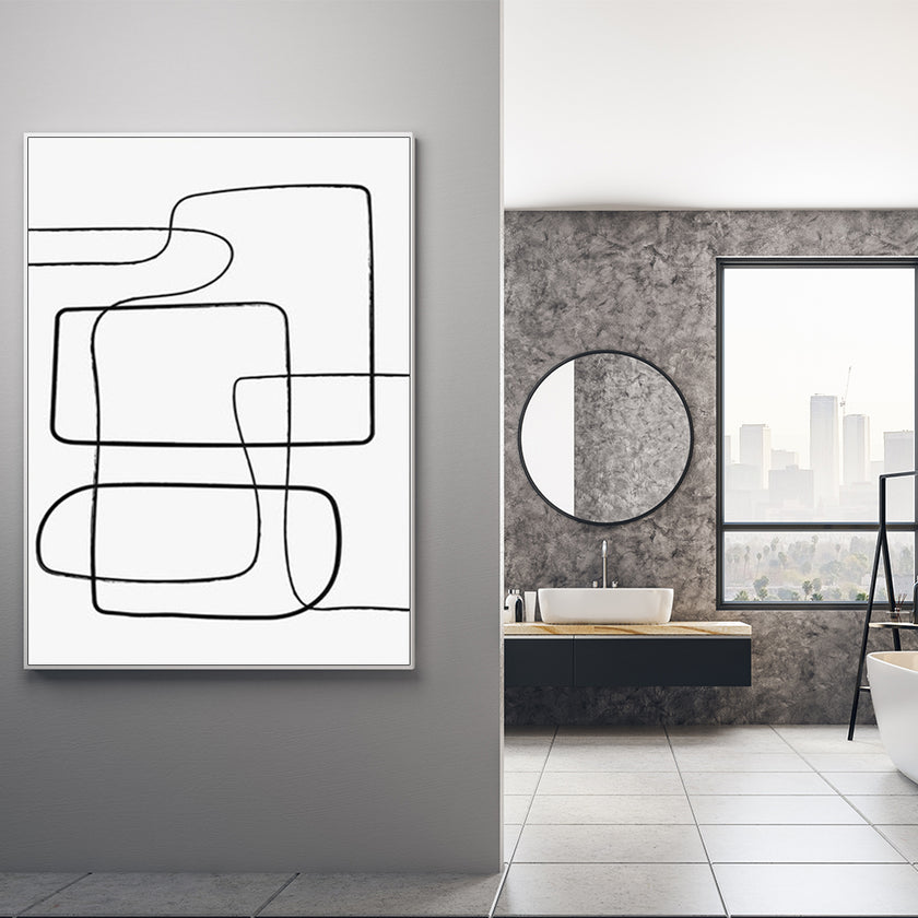 Wall Art - Abstract Line III- Canvas Prints-Poster Prints