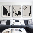 Wall Art  - Black Beige 3 Sets - Poster Prints -Canvas Prints