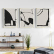 Wall Art  - Black Beige 3 Sets - Poster Prints -Canvas Prints