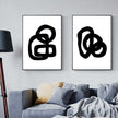 Wall art - Black and White (2 sets)- Canvas Prints- Poster Prints