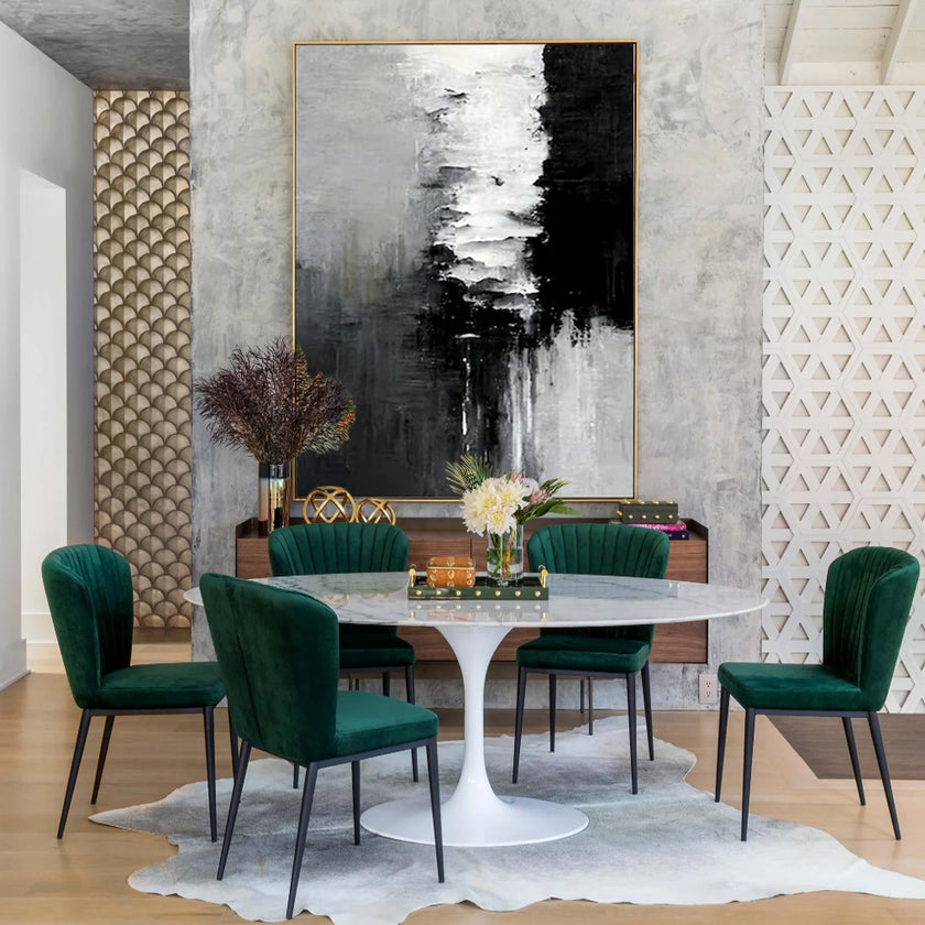 Wall Art - Abstract Black White - Canvas Prints-Poster Prints