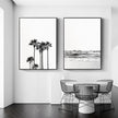 Wall art - Black and White Coastal (2 sets)- Canvas Prints- Poster Prints