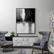 Wall Art - Black and White Painting Style- Canvas Prints-Poster Prints