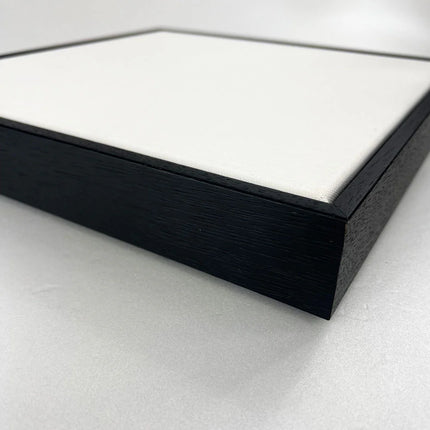 Blank Canvas | Primed Cotton | Black Frame | Rectangle