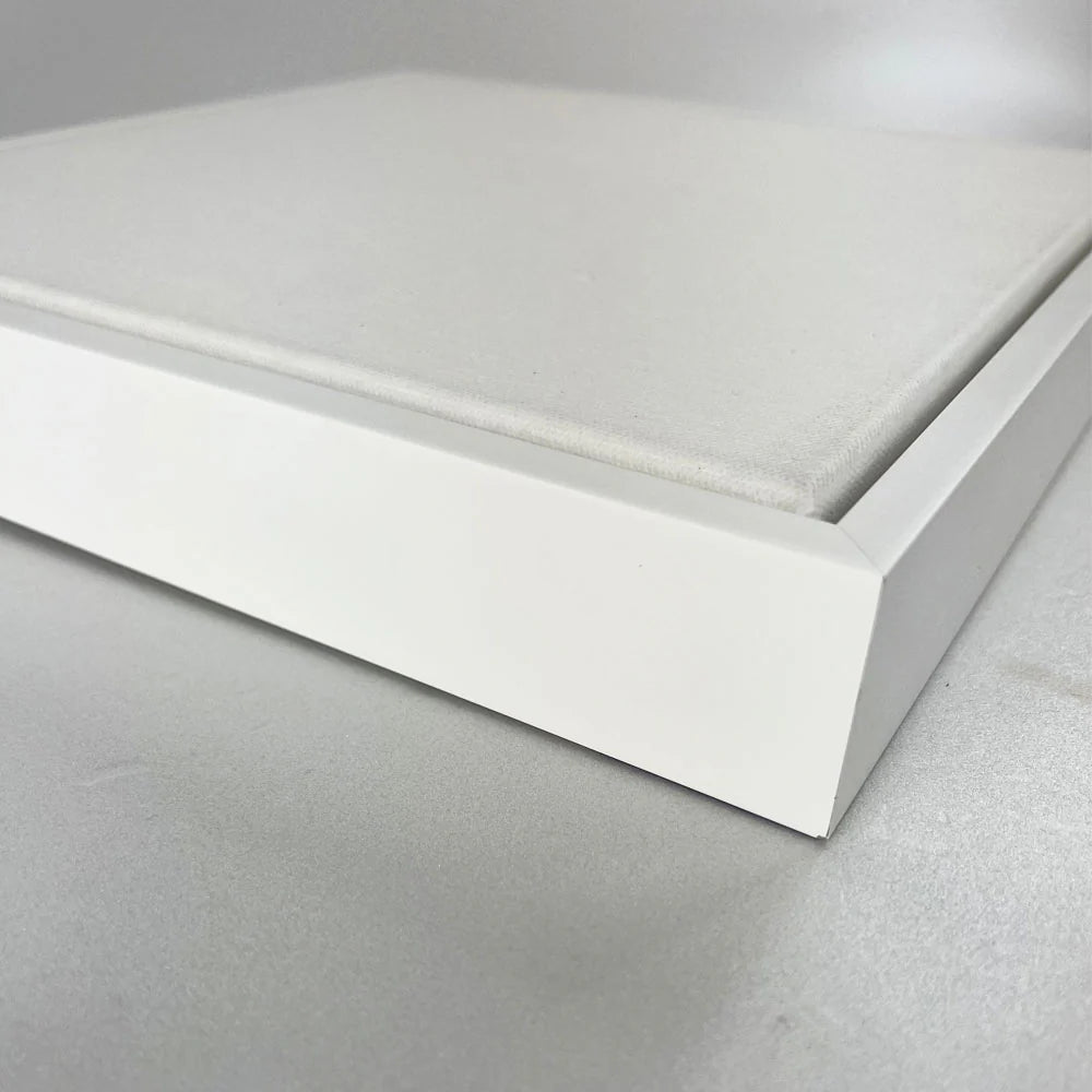 Blank Canvas | Primed Cotton | White Frame | Square