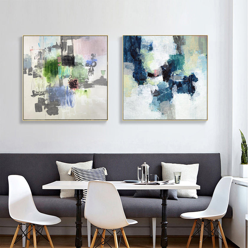Wall Art - Blue Crushers (2 sets)- Canvas Prints-Poster Prints
