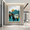 Wall Art - Blue Mountain Forest - Canvas Prints-Poster Prints