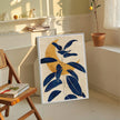 Wall art - Blue Sprout (2 sets)- Canvas Prints- Poster Prints