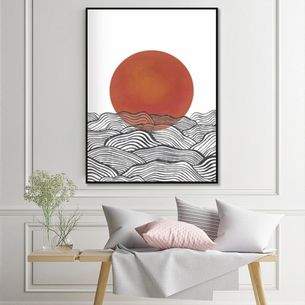 Wall Art - Boho Burnt Orange - Canvas Prints-Poster Prints